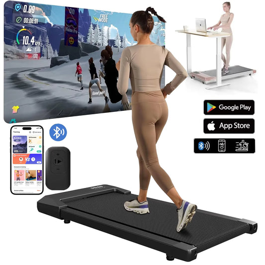Superun Home Treadmill With Digital Display And Wireless Heart Monitor