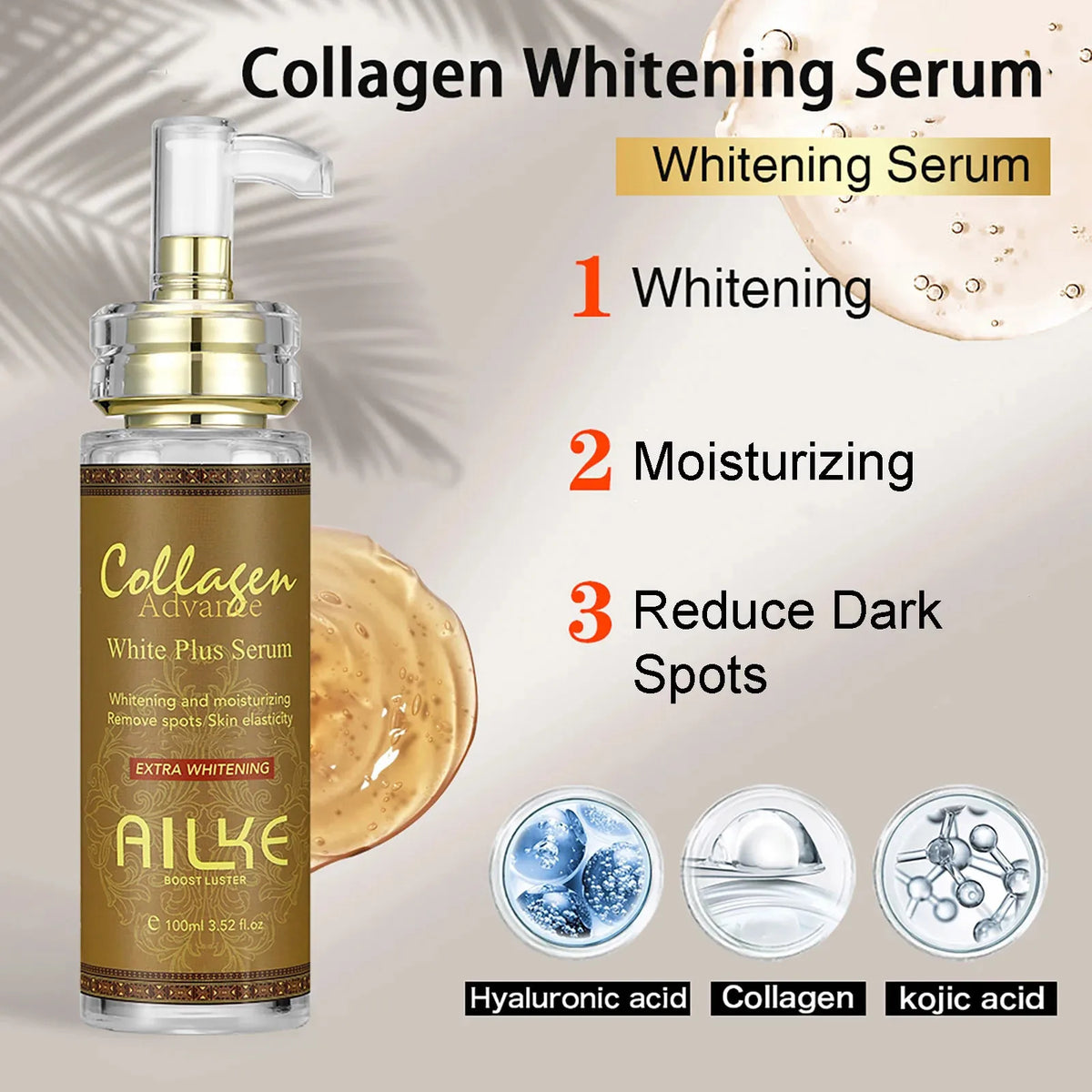 AILKE Collagen Skincare Set For Whitening And Spot Removal