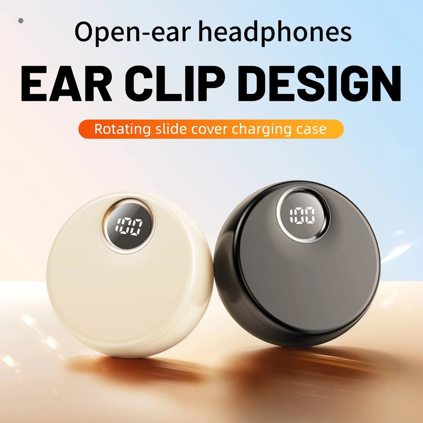 SHUKE SK51 Open Ear Clip Headphones Bluetooth 6.0 with Microphone