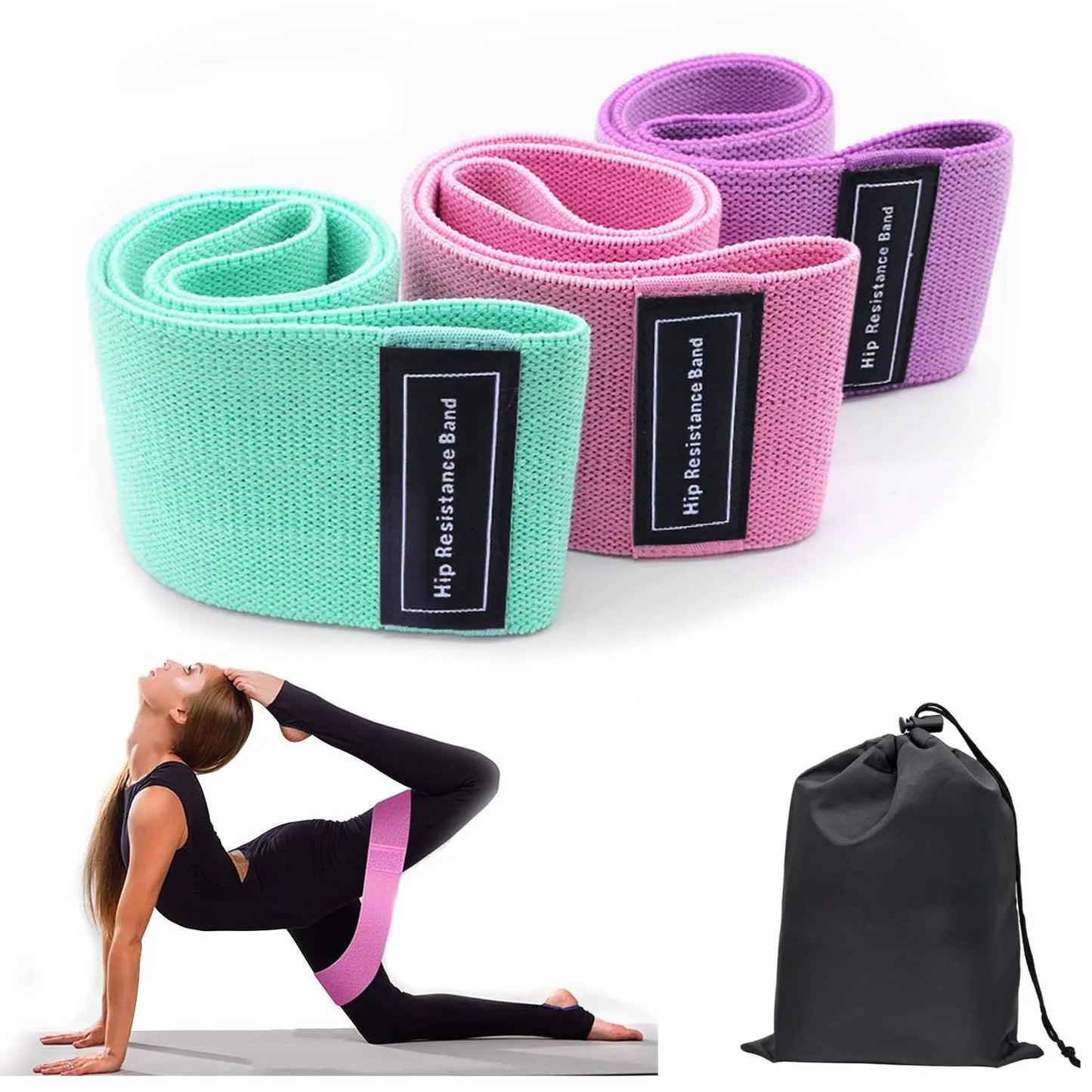Resistance Bands Set For Legs Glutes And Home Exercise Workouts
