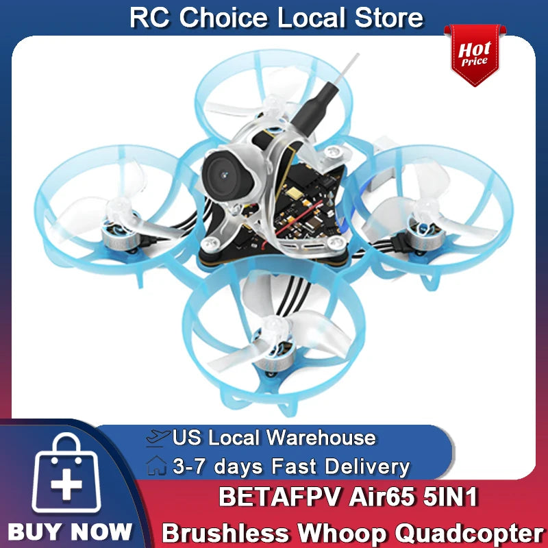 Betafpv Air65 Brushless Whoop Quadcopter Rc Racing Freestyle Drone