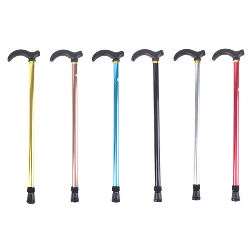 Adjustable Aluminum Alloy Walking Cane With Secure Anti Skid Grip