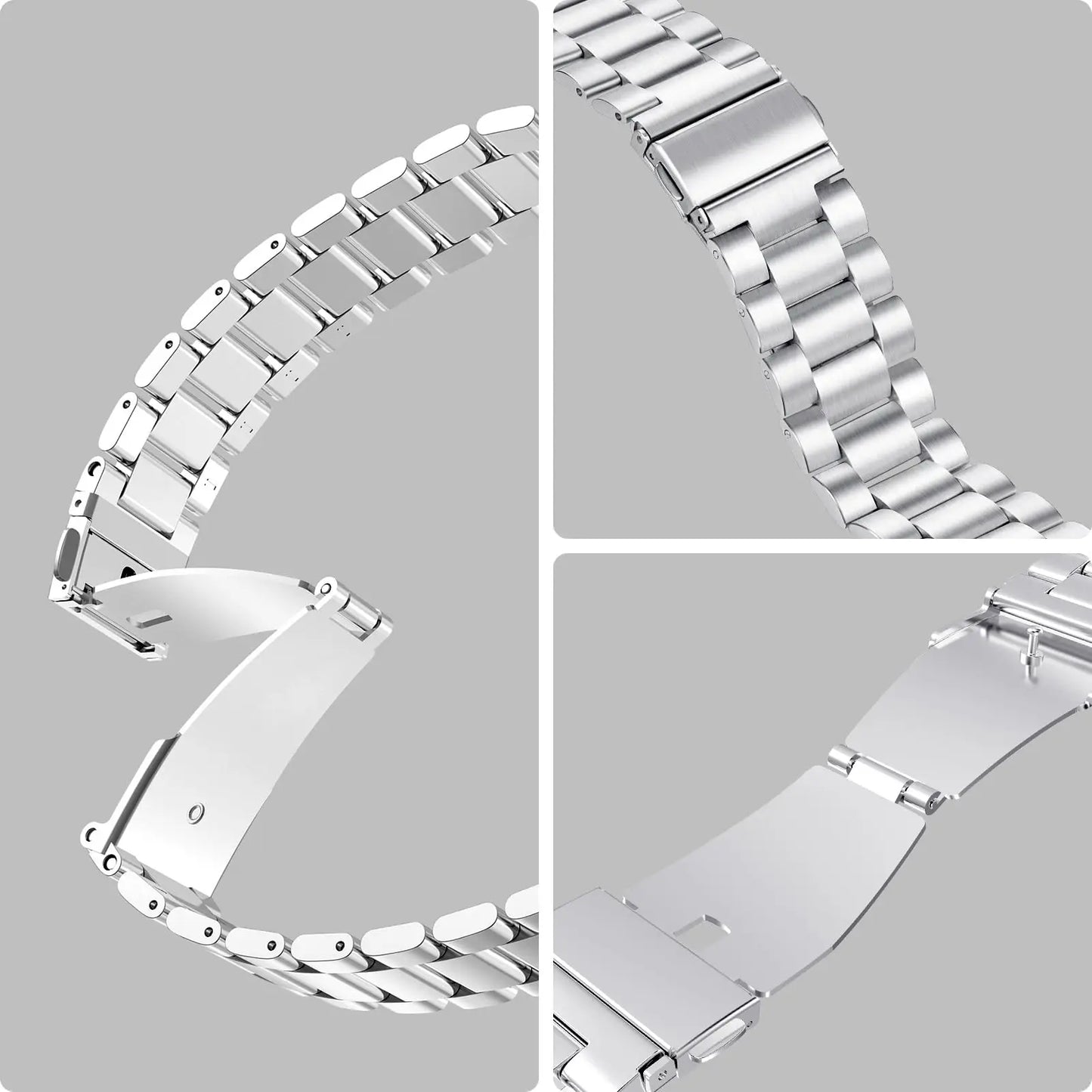 No Gaps Steel Strap for Samsung Galaxy Watch 7 6 5 4 40mm 44mm 5Pro 45mm Metal Band for Galaxy Watch 6 4 Classic 47mm 46mm 43mm