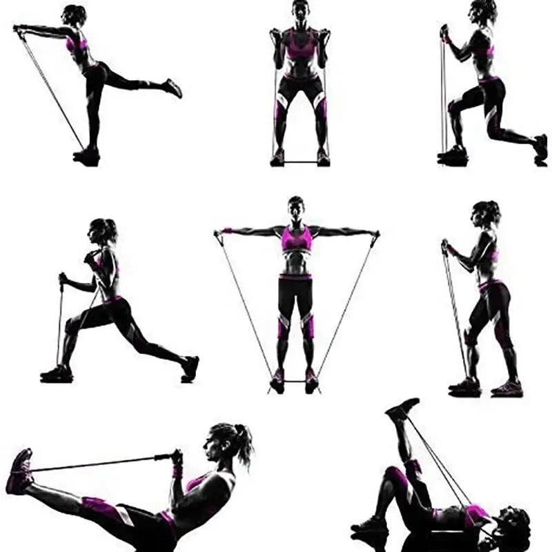 Resistance Bands With Handles For Home Gym And Portable Training