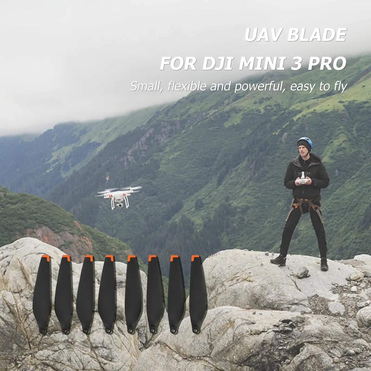 8Pcs Quick-Release Propellers For Mini 3 Pro Drone