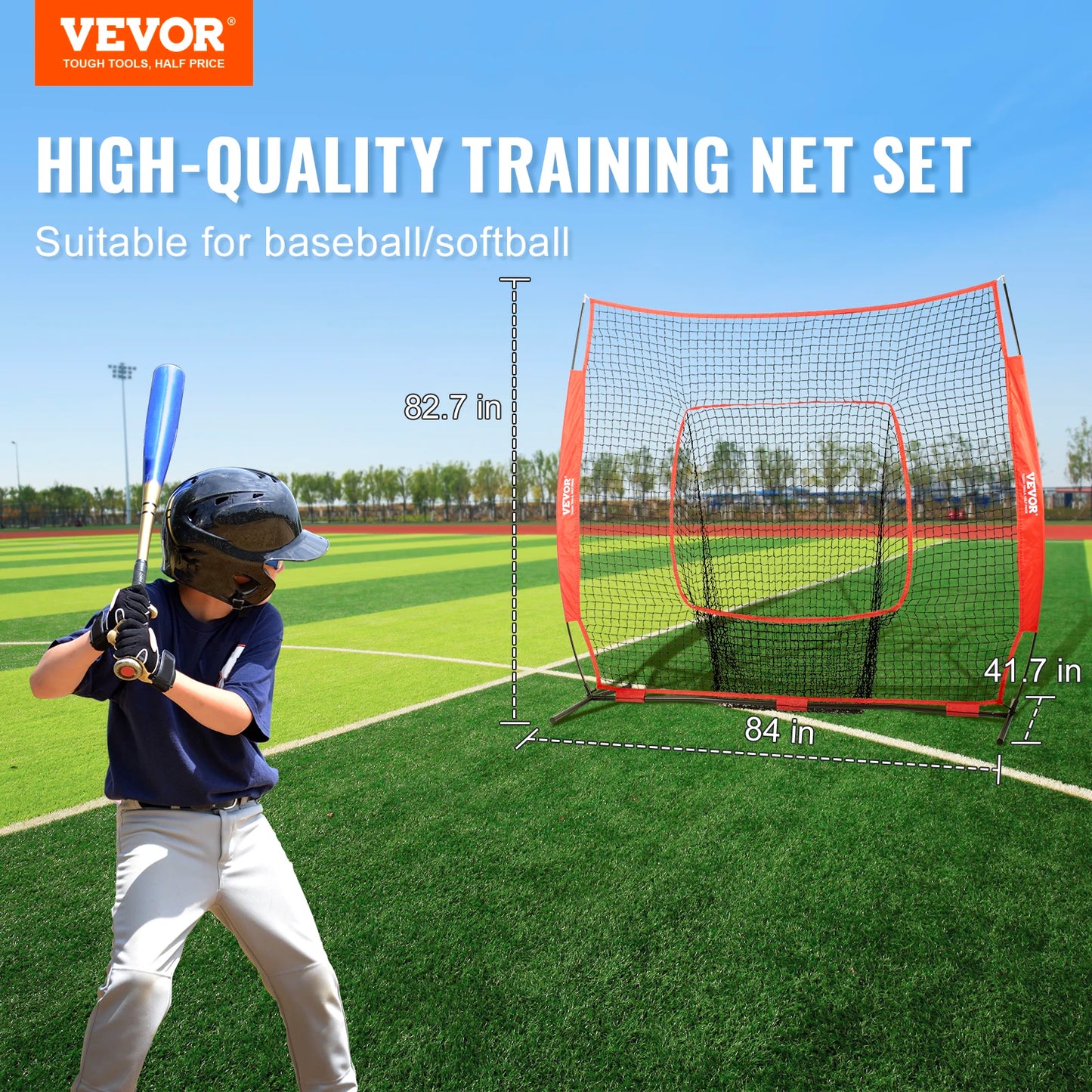 Baseball Softball Practice Net Portable Training Net For Batting