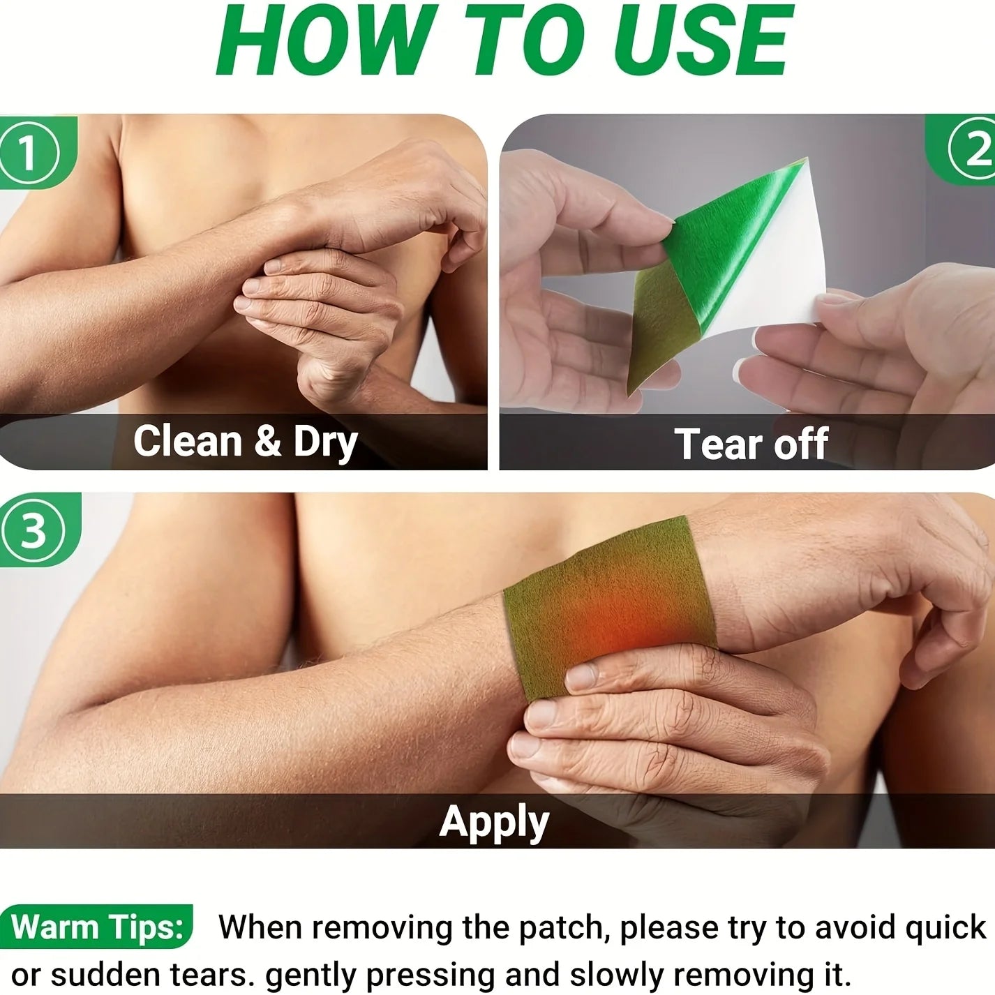 Universal Heating Patches For Neck Shoulders Back Wrists Knees