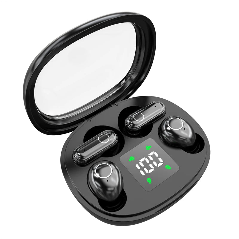 SHUKE 2in1 Wireless Bluetooth Earbuds With Noise Cancellation