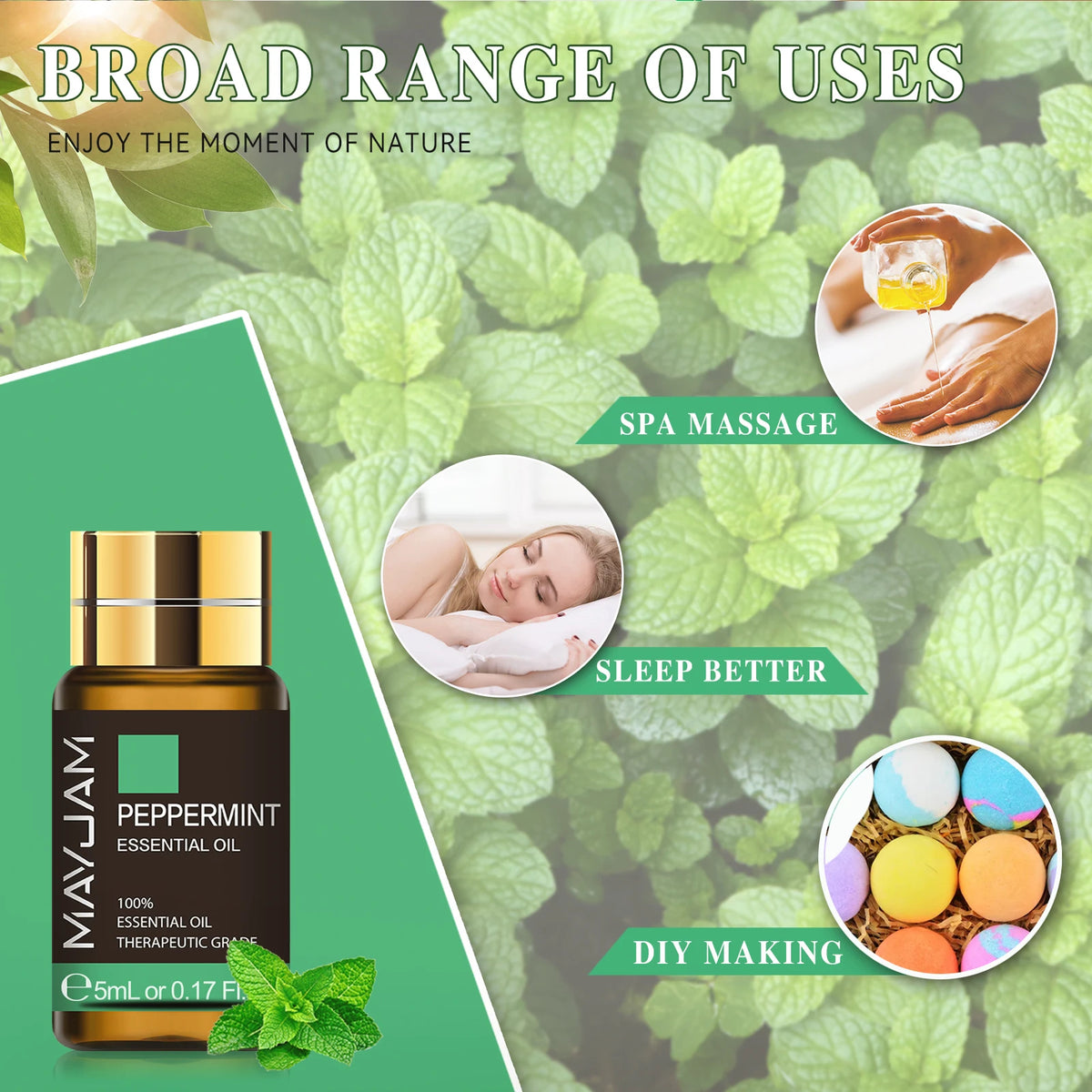 Mayjam 35 Pieces Essential Oil Set For Humidifier And Diffuser Blend Fragrance Pure oils