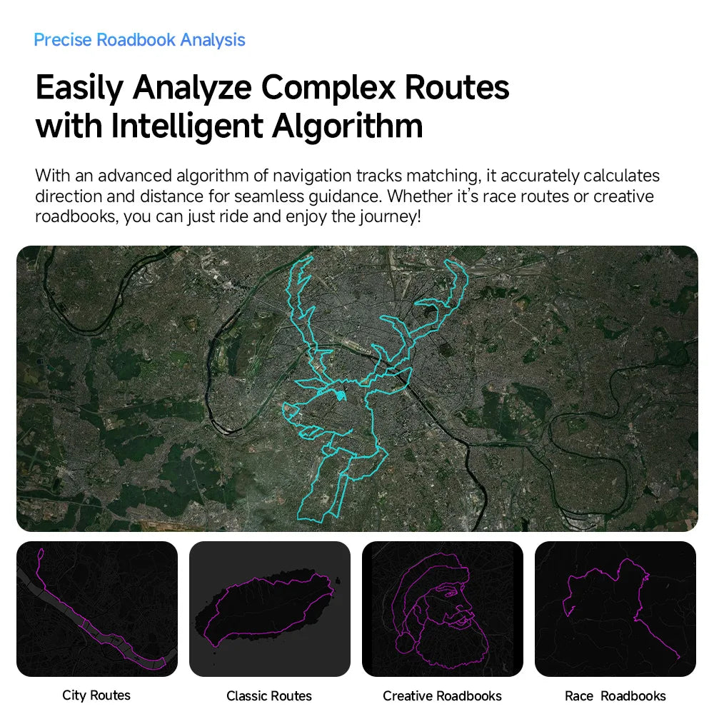 iGPSPORT Bicycle GPS Computer With Touchscreen Map Navigation