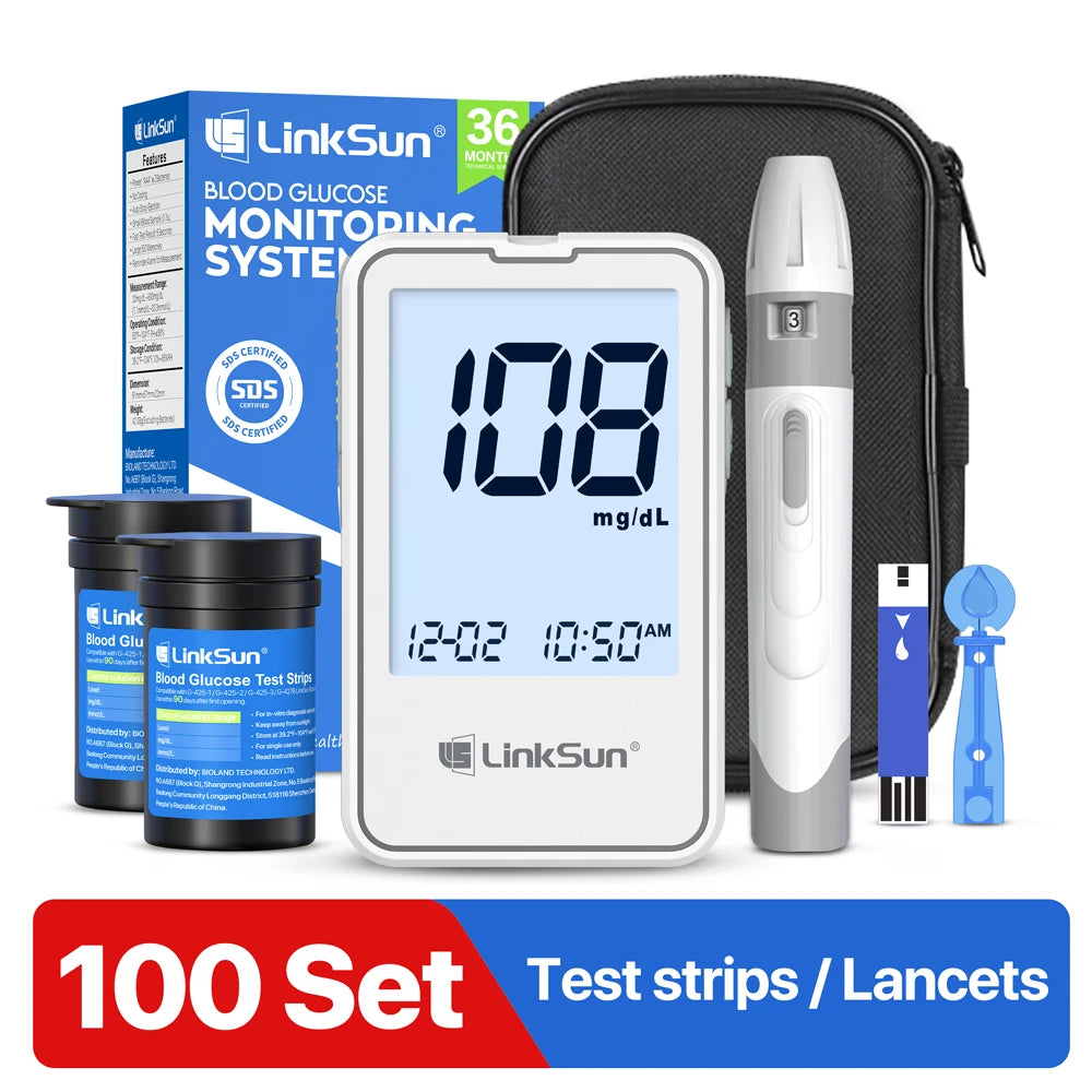 Linksun Blood Glucose Monitor G-425-1 With 50 Strips Kit