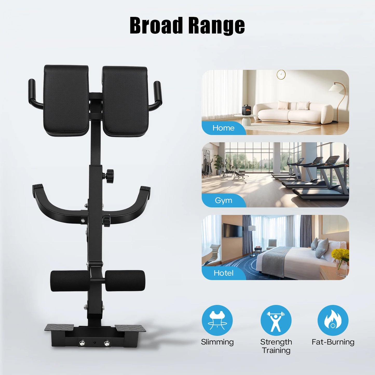 Roman Chair Back Extension Machine Abdominal Exercise Equipment