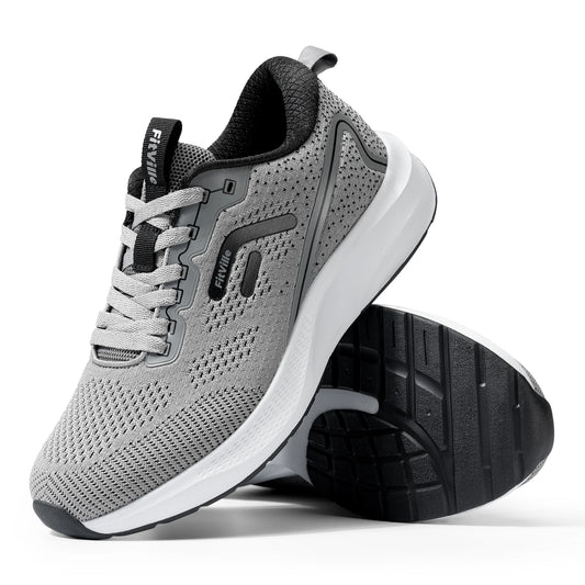 FitVille Men's Breathable Lightweight Running Shoes for Wide Feet