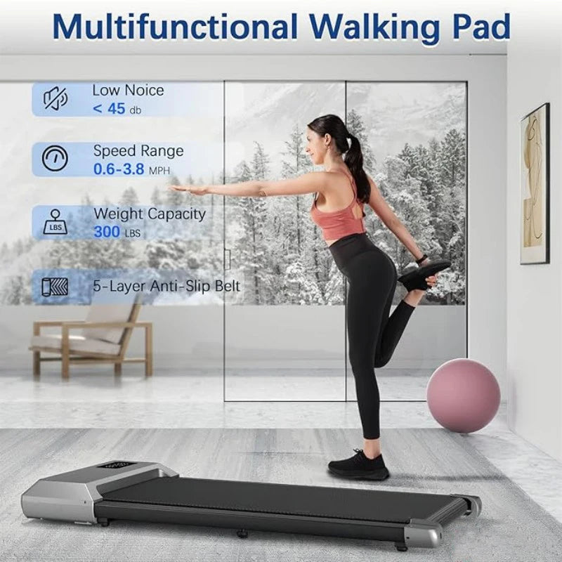 Superun Home Treadmill With Digital Display And Wireless Heart Monitor