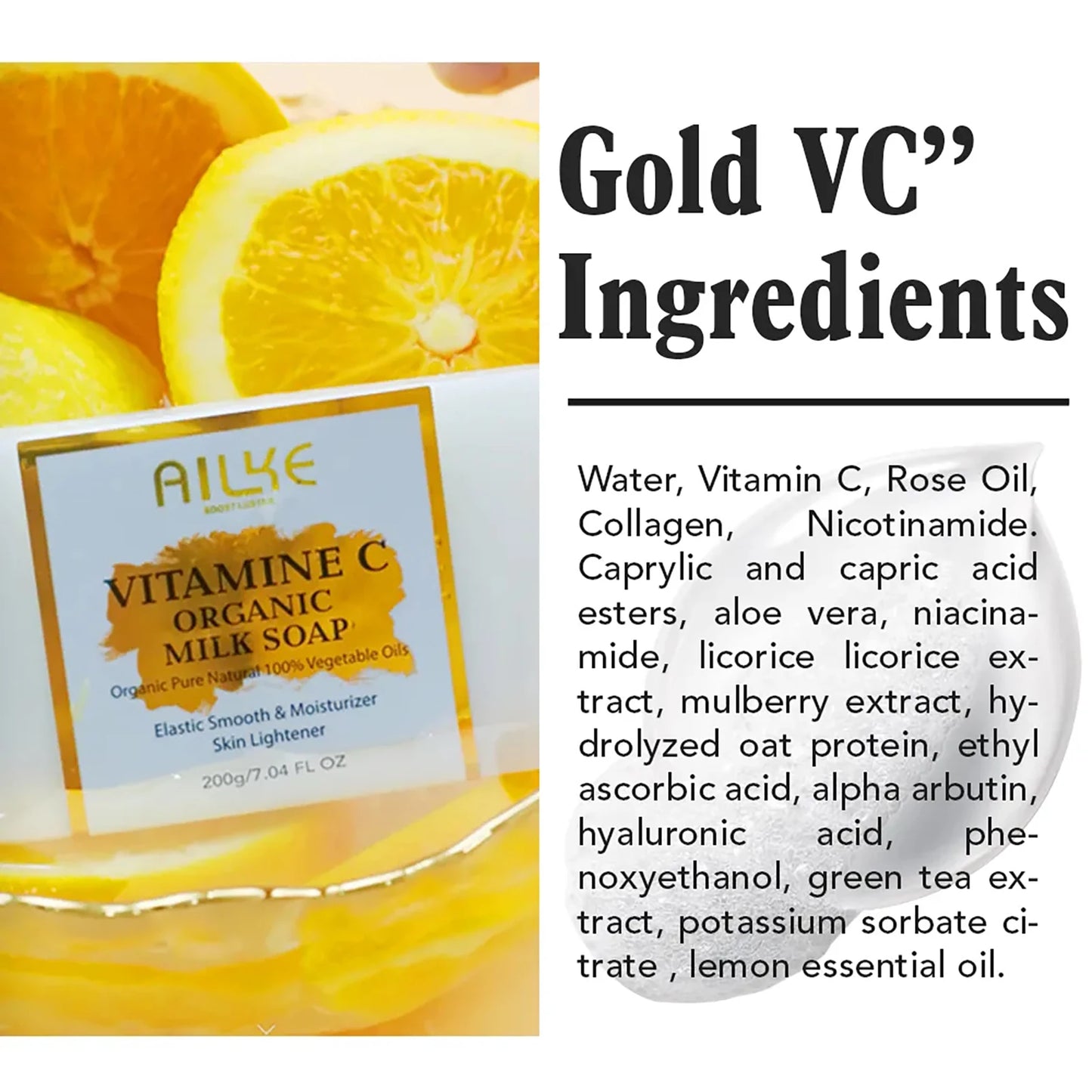 KylieFit Organic Milk Soap With Vitamin C And Collagen