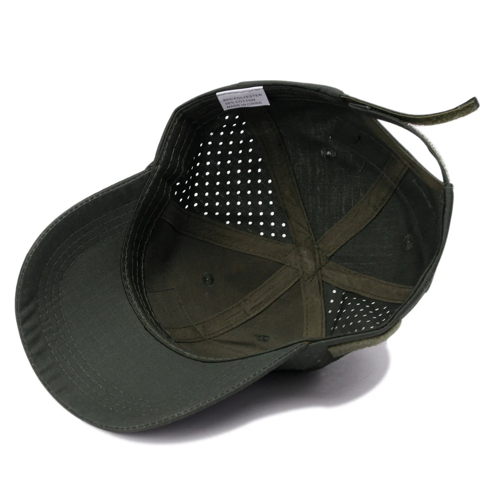 Camouflage Baseball Cap Breathable Sunscreen Hat Outdoor Sports