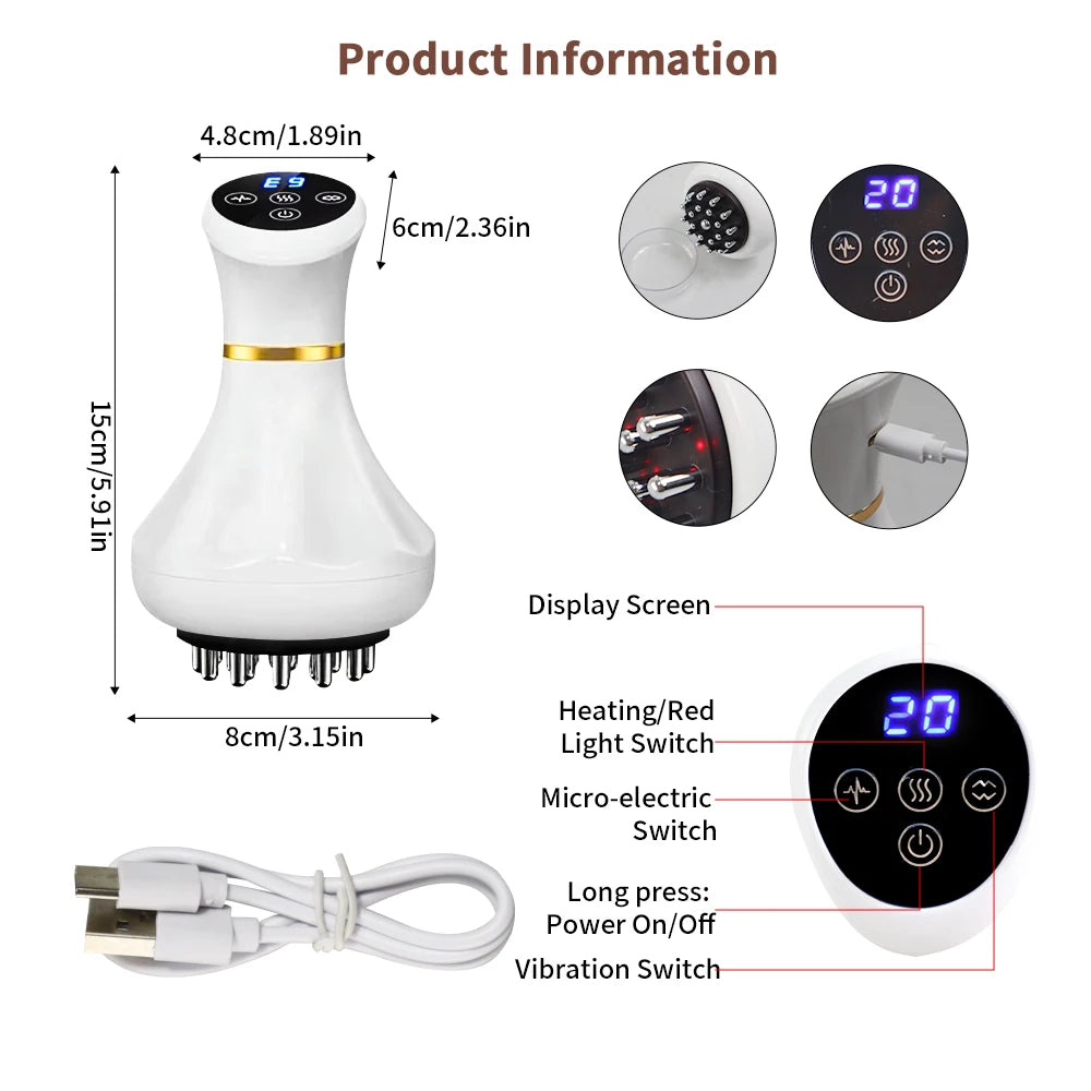Jitesy Heated Vibration Massager For Lymphatic Body Sculpting