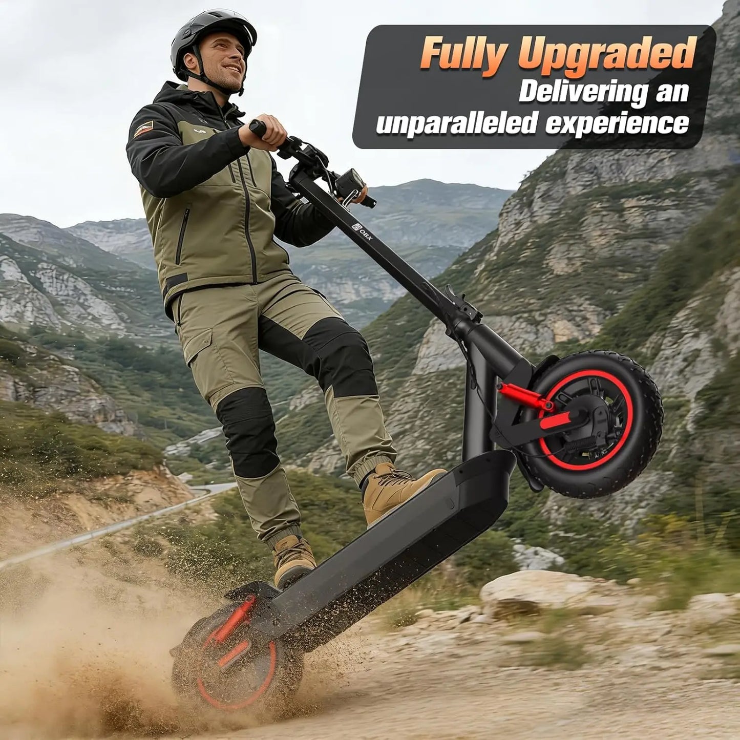 Electric Scooter 1200W Folding Off Road 30 MPH Top Speed