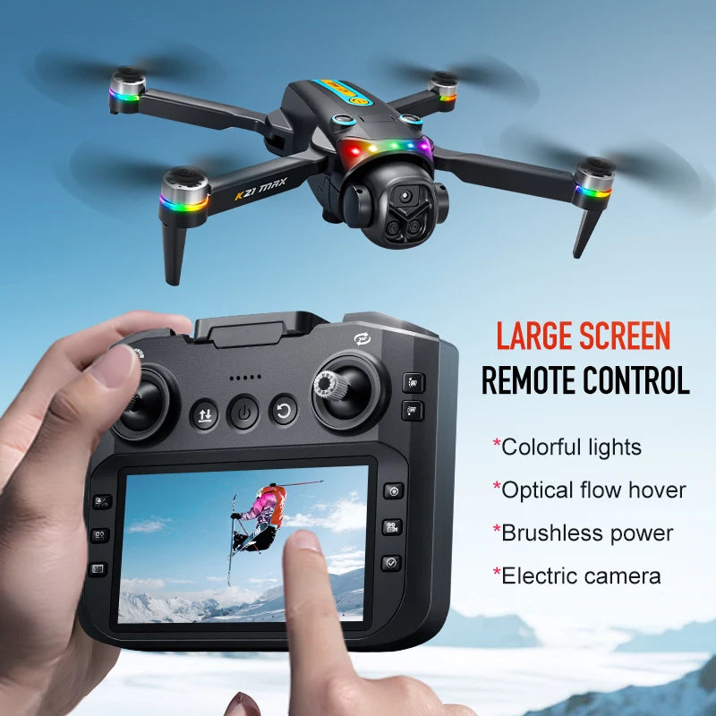 FPV Drone With Built In Screen Remote Controller No Phone