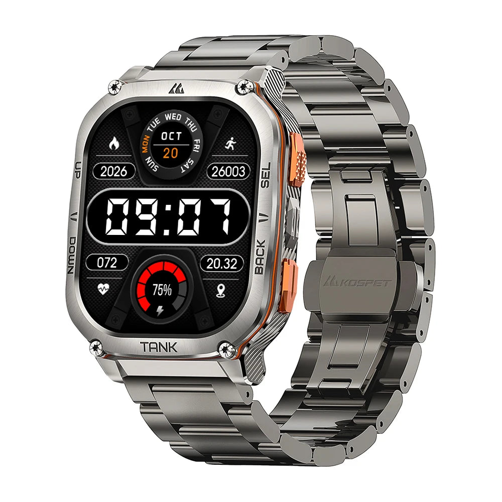 KOSPET Tank M3 Ultra GPS Smartwatch Waterproof 5ATM AMOLED