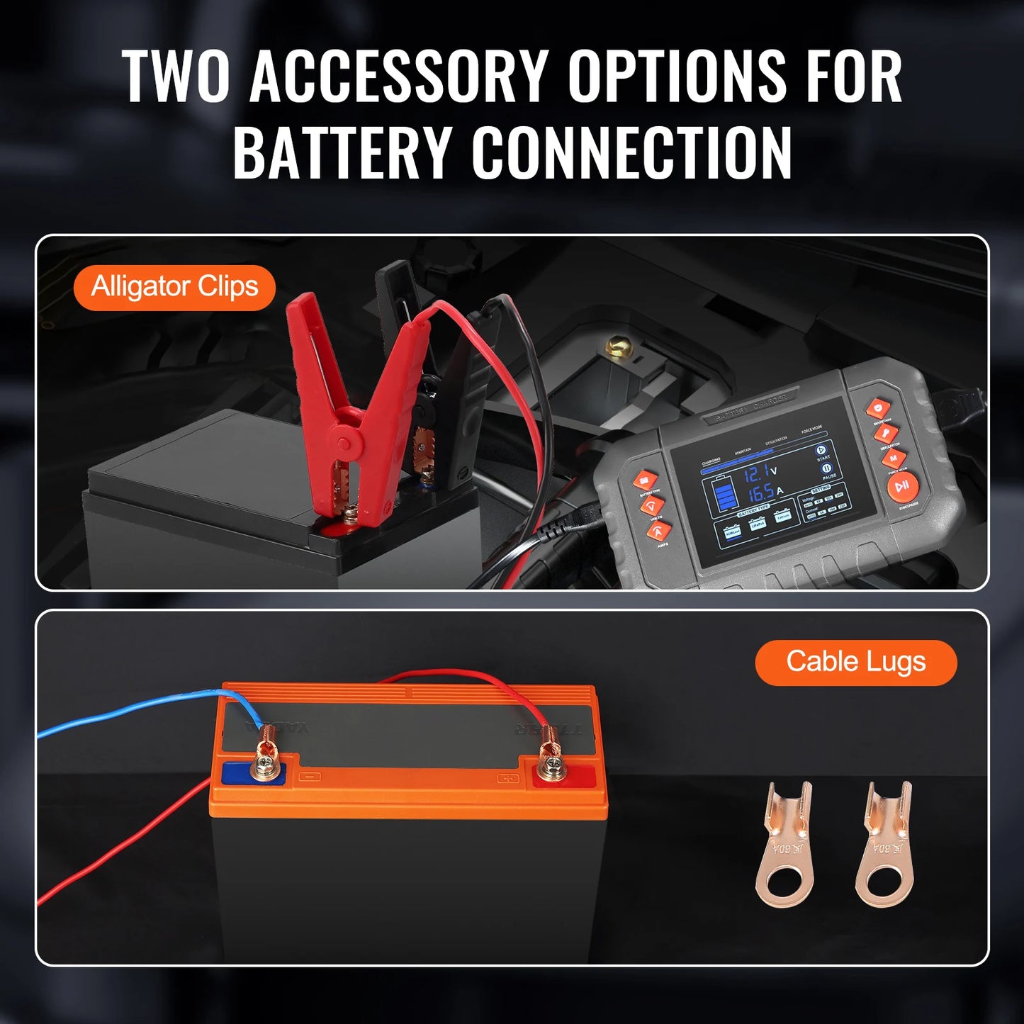 Succebuy Smart Battery Charger For Lead Acid And Lithium Batteries