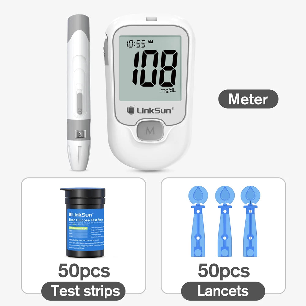 Linksun Blood Glucose Monitor G-425-1 With 50 Strips Kit