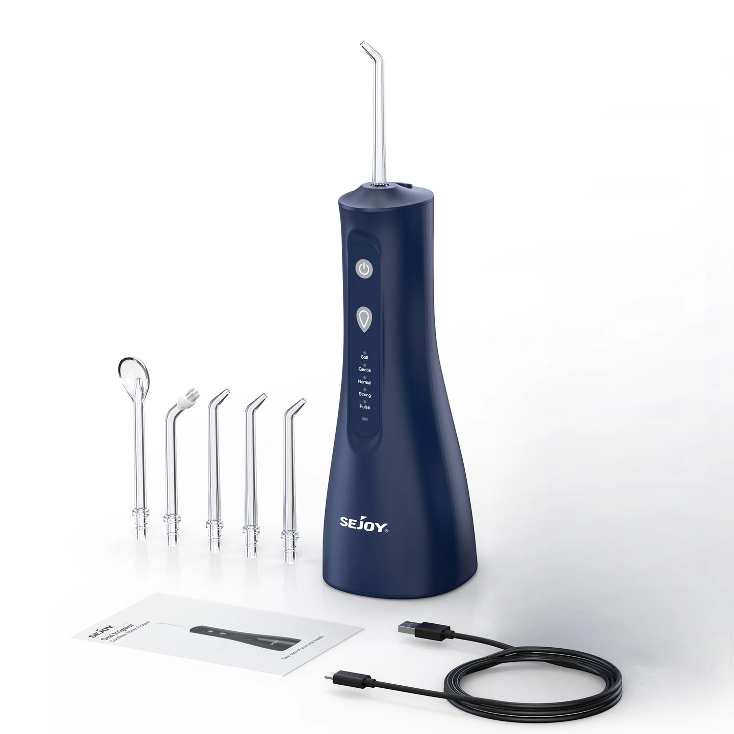 Sejoy Portable Electric Dental Water Flosser Irrigator With Tips