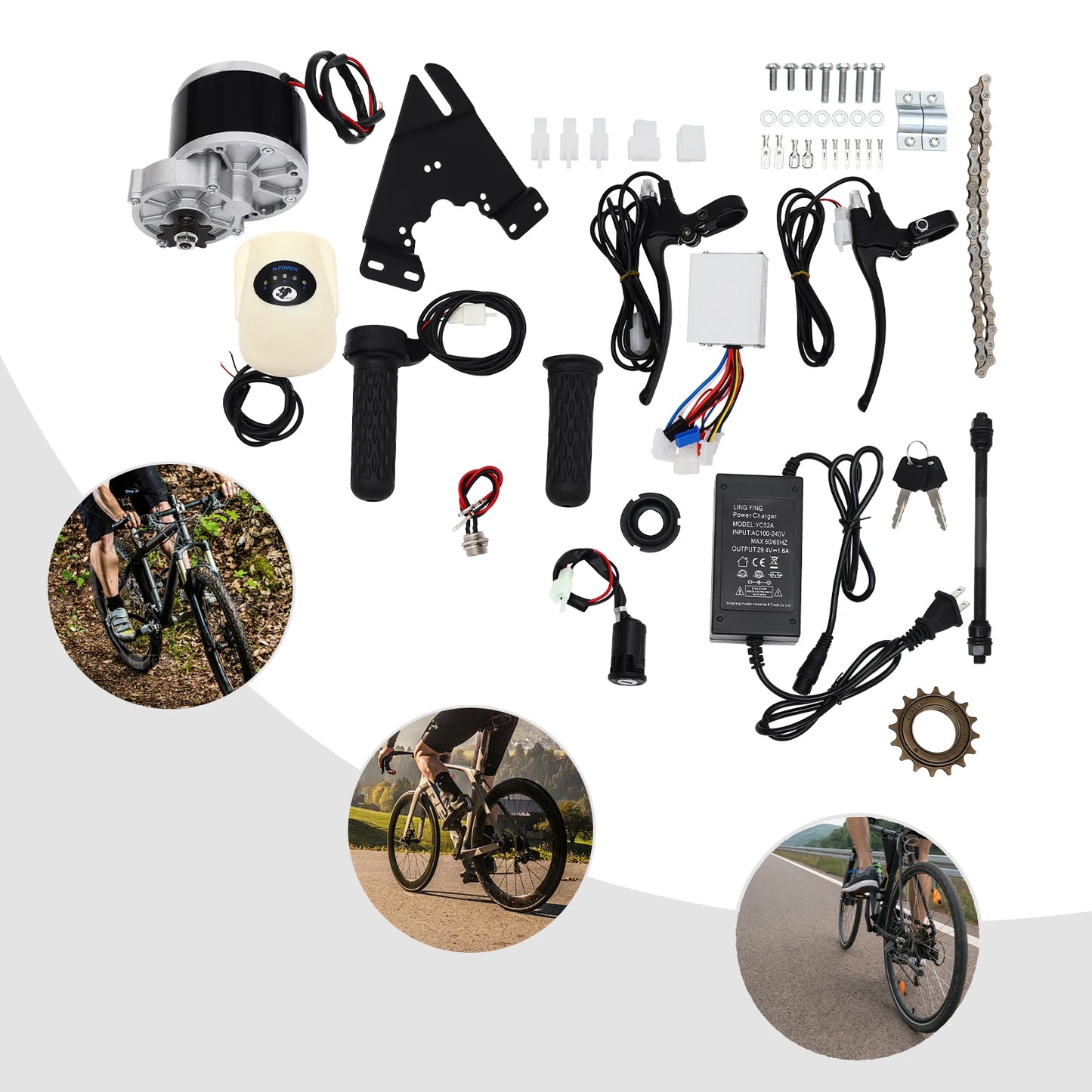Electric Motor For Ebike Conversion Kit With Speed Control