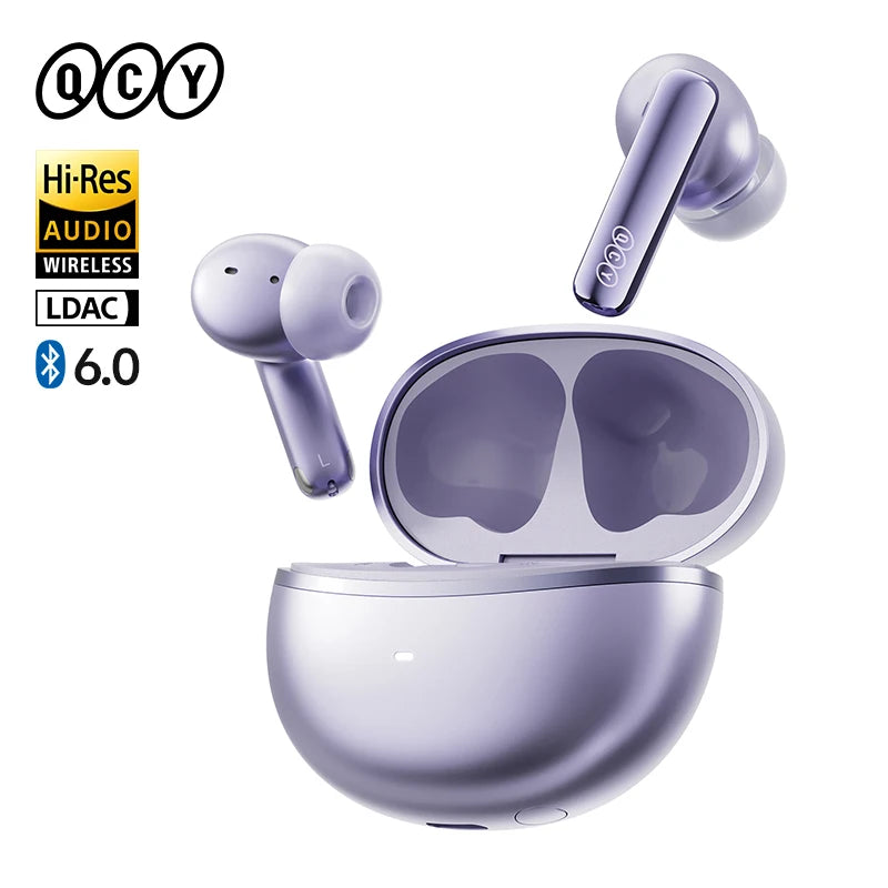 QCY HT18 Wireless Earphones LDAC Hi Res Audio Adaptive ANC