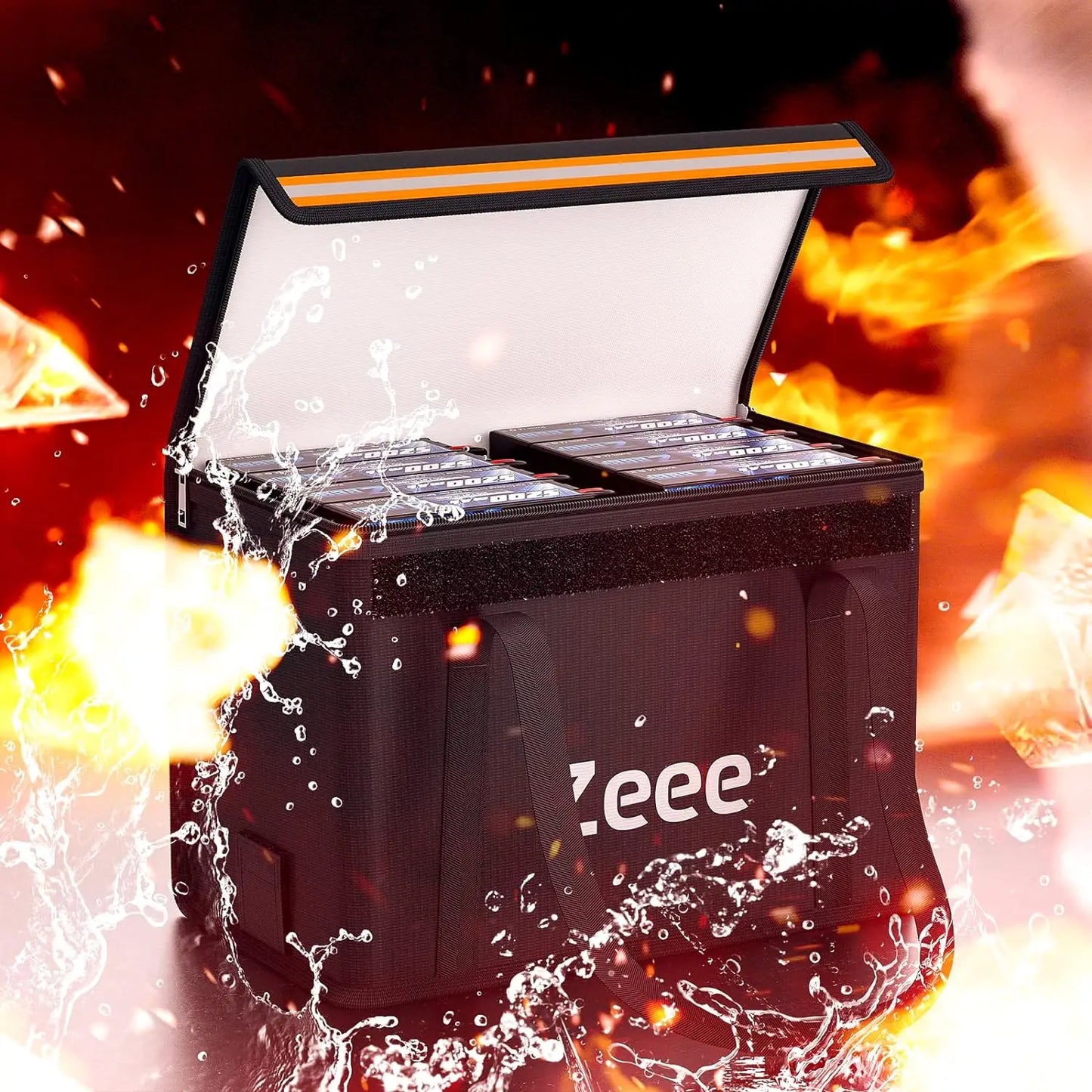 ZEEE LiPo Battery Safety Bag Fireproof Explosionproof Storage