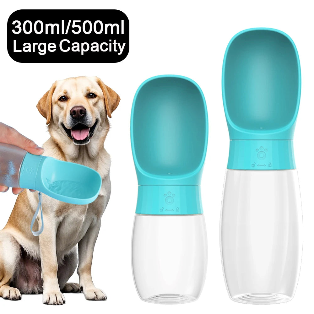 Holapet Portable Dog Water Bottle Dispenser With Travel Bowl
