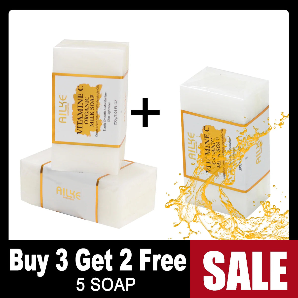 KylieFit Organic Milk Soap With Vitamin C And Collagen