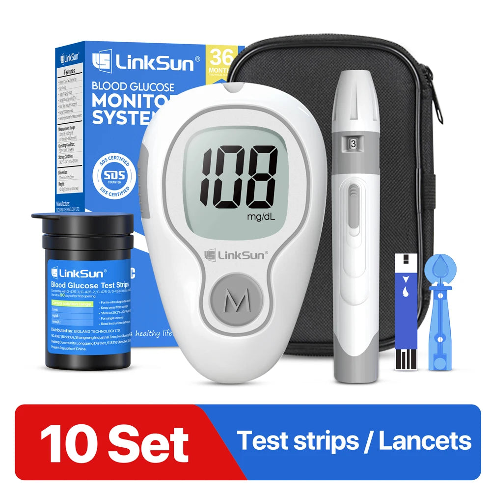 Linksun Blood Glucose Monitor G-425-1 With 50 Strips Kit