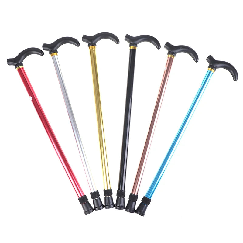 Adjustable Aluminum Alloy Walking Cane With Secure Anti Skid Grip
