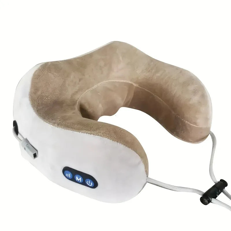 BXA Rechargeable U-Shaped Neck Massager Pillow For Travel