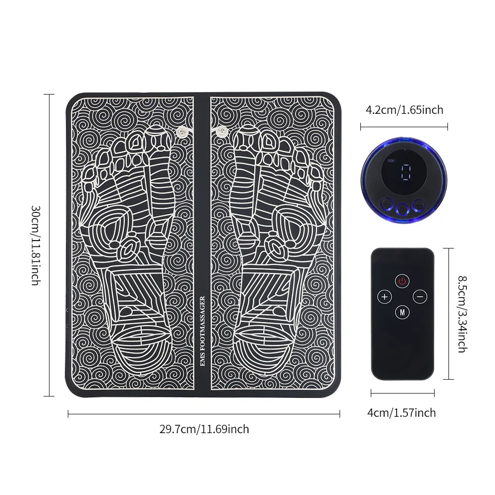 EMS Foot Massager Pad For Pain Relief And Blood Circulation