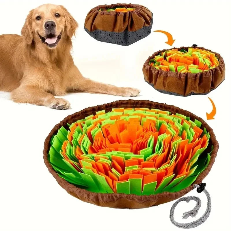 Foldable Felt Sniffing Pad For Dogs Slow Feeding Mat