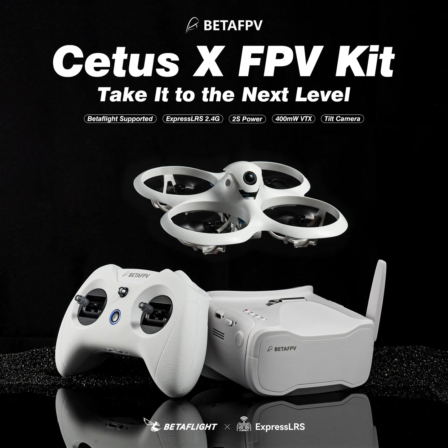 BETA FPV Cetus X Mini Drone Kit With VR03 Goggles