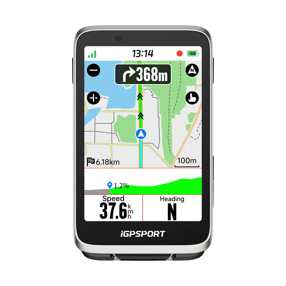 iGPSPORT Bicycle GPS Computer With Touchscreen Map Navigation
