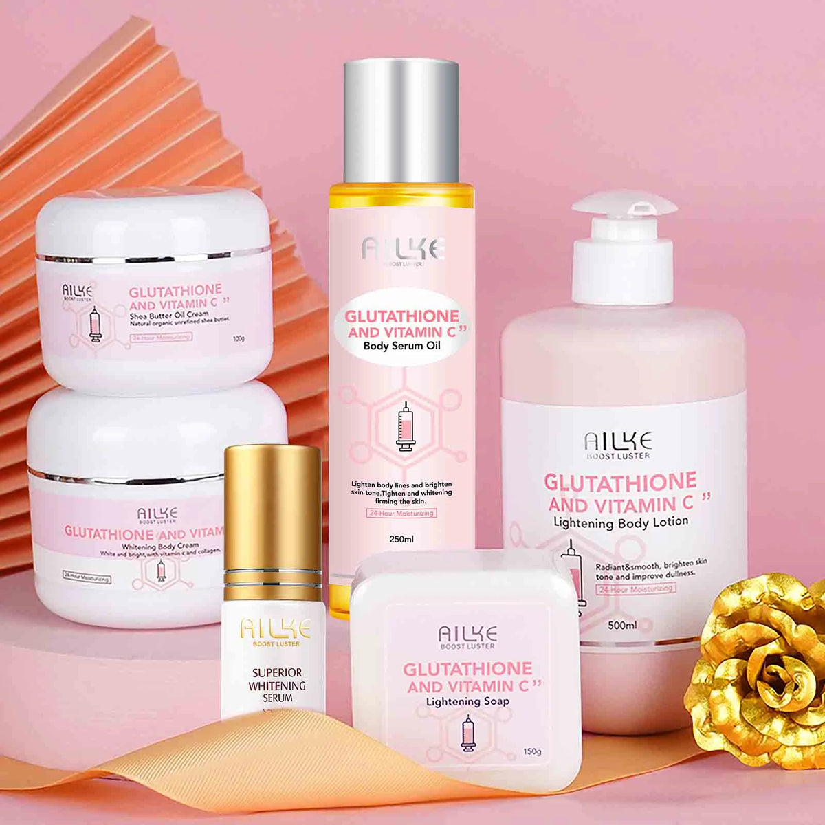 Ailke Vitamin C Whitening Moisturizing Facial And Body Lotion