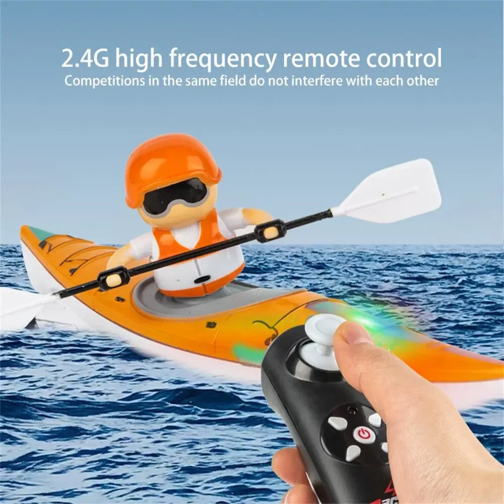 Kmoist Remote Control Speedboat RC Boat For Outdoor Fun