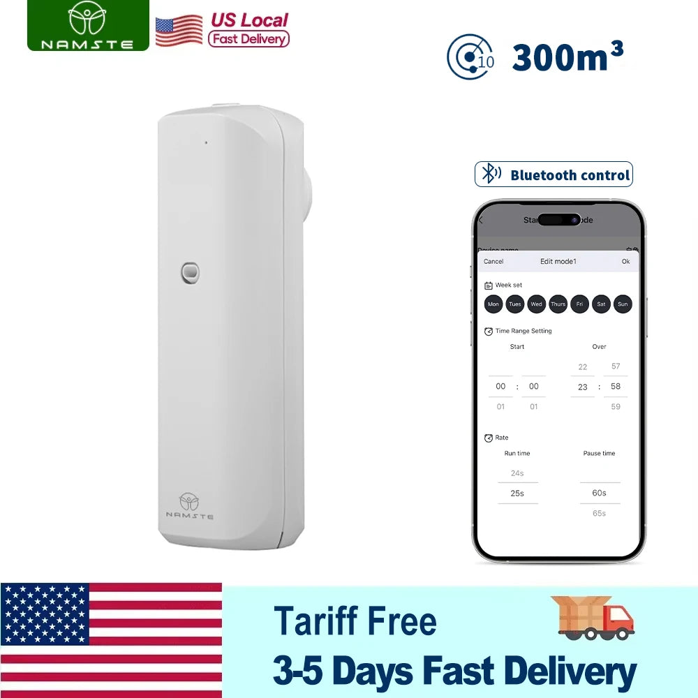 Namste Plug-In Oil Diffuser With Bluetooth Scent Diffuser For Rooms