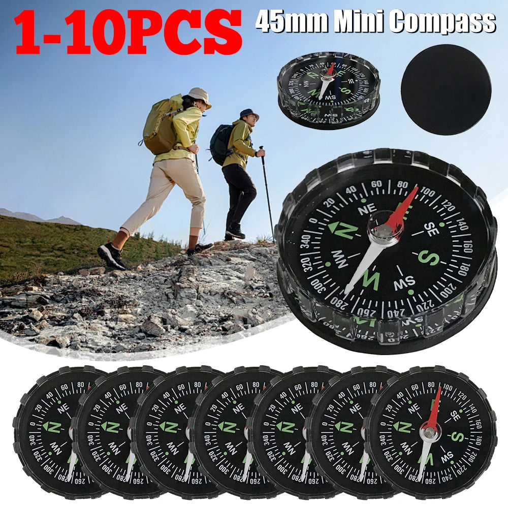 APWIKOGER Mini Compass 45mm Portable Handheld Navigation Tool