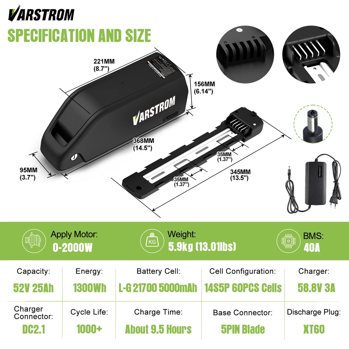 Hailong Professional Ebike Battery Downtube Power Pack